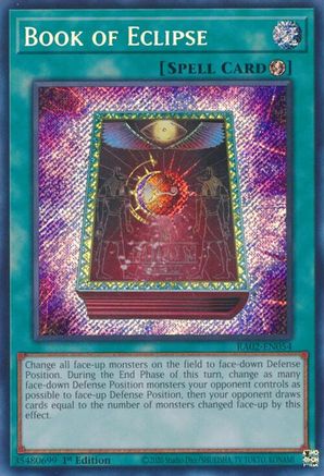 Book of Eclipse (Secret Rare) (RA02-EN054) - Secret Rare - 1st Edition - 25th Anniversary Rarity Collection II