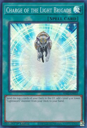 Charge of the Light Brigade (RA02-EN055) - Super Rare - 25th Anniversary Rarity Collection II