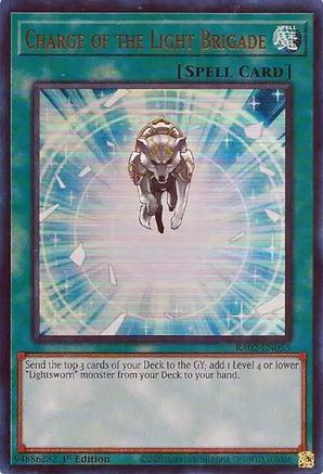 Charge of the Light Brigade (UR) (RA02-EN055) - Ultra Rare - 1st Edition - 25th Anniversary Rarity Collection II