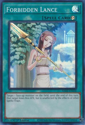 Forbidden Lance (RA02-EN058) - Super Rare - 25th Anniversary Rarity Collection II