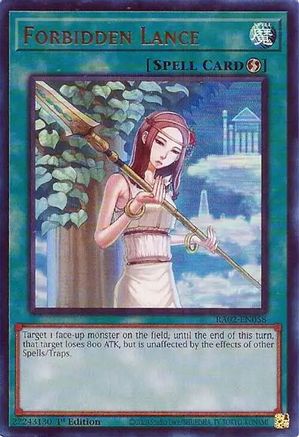 Forbidden Lance (UR) (RA02-EN058) - Ultra Rare - 1st Edition - 25th Anniversary Rarity Collection II
