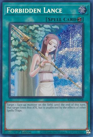 Forbidden Lance (Secret Rare) (RA02-EN058) - Secret Rare - 25th Anniversary Rarity Collection II