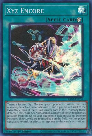 Xyz Encore (RA02-EN059) - Super Rare - 25th Anniversary Rarity Collection II