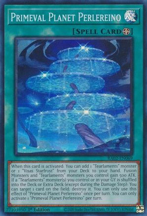 Primeval Planet Perlereino (RA02-EN069) - Super Rare - 25th Anniversary Rarity Collection II