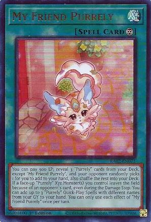 My Friend Purrely (UR) (RA02-EN071) - Ultra Rare - 25th Anniversary Rarity Collection II
