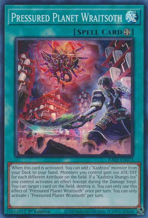 Pressured Planet Wraitsoth (RA02-EN073) - Super Rare - 1st Edition - 25th Anniversary Rarity Collection II