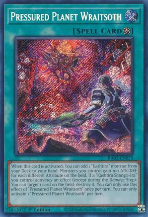 Pressured Planet Wraitsoth (Secret Rare) (RA02-EN073) - Secret Rare - 1st Edition - 25th Anniversary Rarity Collection II