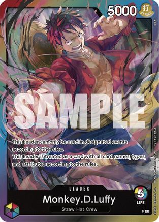 Monkey.D.Luffy (Sealed Battle 2024 Vol. 2) - Foil Leader - One Piece Promotion Cards