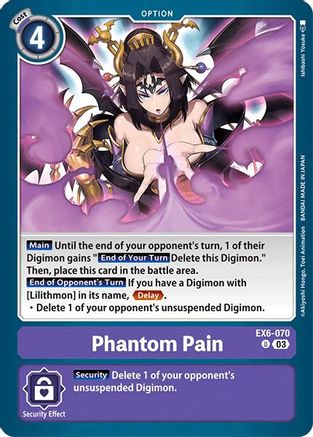 Phantom Pain (EX6-070)  Uncommon - Infernal Ascension