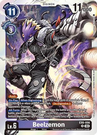 Beelzemon (EX6-056) Foil Rare - Infernal Ascension