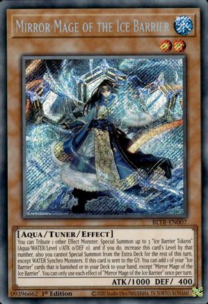 Mirror Mage of the Ice Barrier (BLTR-EN007) - Secret Rare - 1st Edition - Battles of Legend: Terminal Revenge