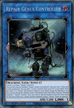Repair Genex Controller (BLTR-EN010) - Secret Rare - Battles of Legend: Terminal Revenge