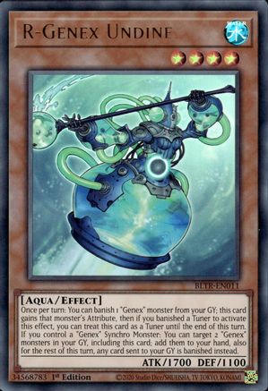 R-Genex Undine (BLTR-EN011) - Ultra Rare - 1st Edition - Battles of Legend: Terminal Revenge