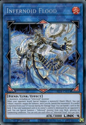 Infernoid Flood (BLTR-EN014) - Secret Rare - 1st Edition - Battles of Legend: Terminal Revenge