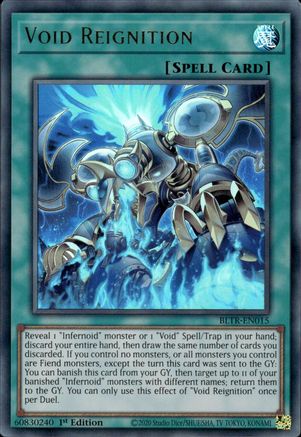Void Reignition (BLTR-EN015) - Ultra Rare - 1st Edition - Battles of Legend: Terminal Revenge