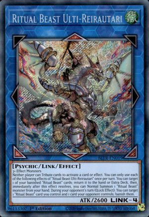 Ritual Beast Ulti-Reirautari (BLTR-EN019) - Secret Rare - Battles of Legend: Terminal Revenge