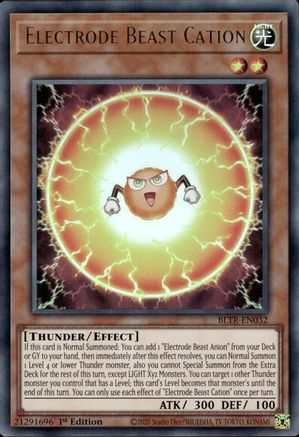 Electrode Beast Cation (BLTR-EN032) - Ultra Rare - Battles of Legend: Terminal Revenge