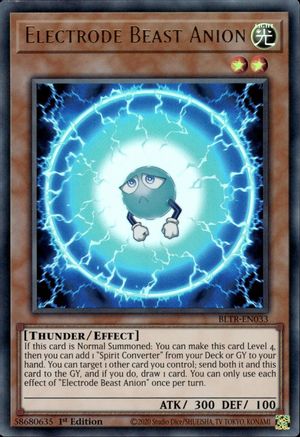 Electrode Beast Anion (BLTR-EN033) - Ultra Rare - 1st Edition - Battles of Legend: Terminal Revenge
