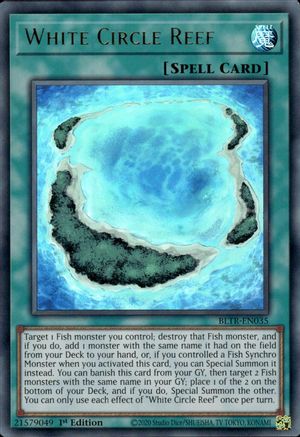 White Circle Reef (BLTR-EN035) - Ultra Rare - 1st Edition - Battles of Legend: Terminal Revenge