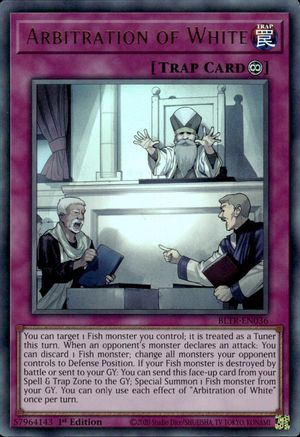 Arbitration of White (BLTR-EN036) - Ultra Rare - Battles of Legend: Terminal Revenge