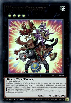 Wonky Quartet (BLTR-EN040) - Ultra Rare - 1st Edition - Battles of Legend: Terminal Revenge