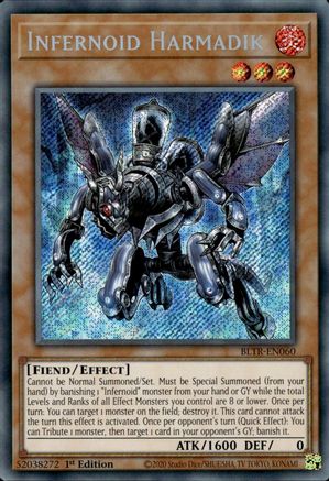 Infernoid Harmadik (BLTR-EN060) - Secret Rare - 1st Edition - Battles of Legend: Terminal Revenge