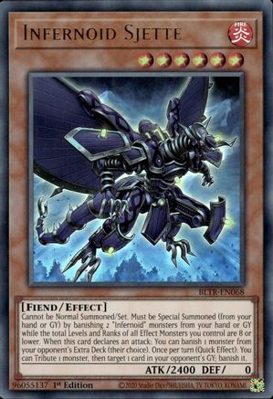Infernoid Sjette (BLTR-EN068) - Ultra Rare - 1st Edition - Battles of Legend: Terminal Revenge