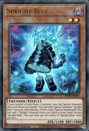 Spright Blue (BLTR-EN075) - Ultra Rare - 1st Edition - Battles of Legend: Terminal Revenge