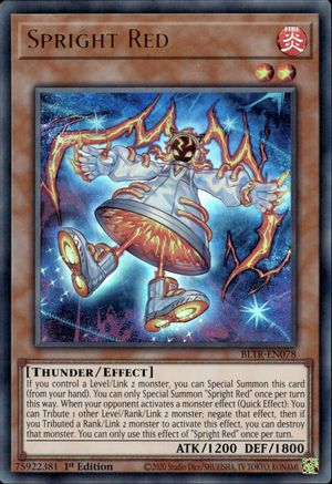 Spright Red (BLTR-EN078) - Ultra Rare - 1st Edition - Battles of Legend: Terminal Revenge