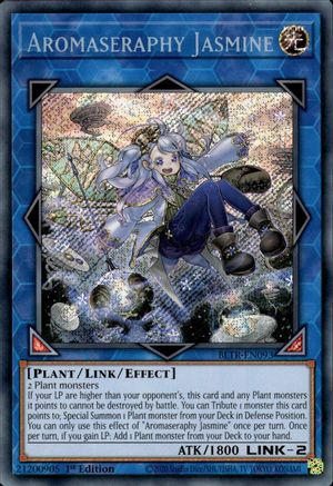 Aromaseraphy Jasmine (BLTR-EN093) - Secret Rare - 1st Edition - Battles of Legend: Terminal Revenge