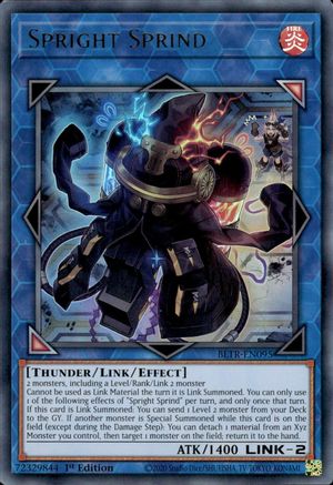 Spright Sprind (BLTR-EN095) - Ultra Rare - 1st Edition - Battles of Legend: Terminal Revenge