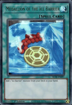 Medallion of the Ice Barrier (BLTR-EN097) - Ultra Rare - Battles of Legend: Terminal Revenge