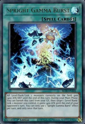 Spright Gamma Burst (BLTR-EN105) - Ultra Rare - Battles of Legend: Terminal Revenge