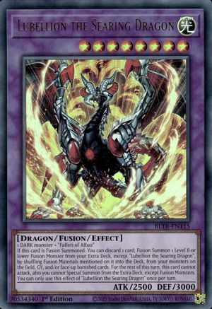 Lubellion the Searing Dragon (BLTR-EN115) - Ultra Rare - 1st Edition - Battles of Legend: Terminal Revenge