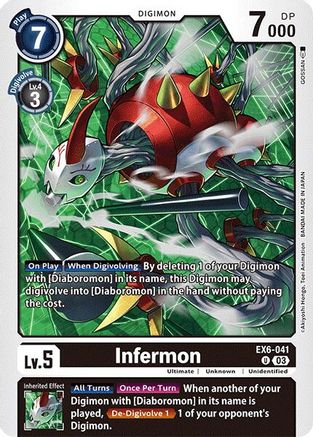 Infermon (EX6-041)  Uncommon - Infernal Ascension