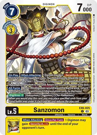 Sanzomon (EX6-025)  Common - Infernal Ascension