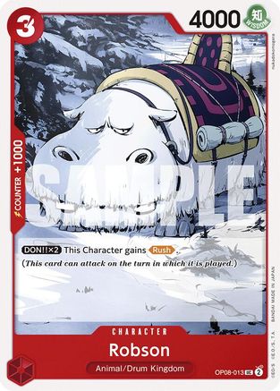 Robson (OP08-013) - Normal Uncommon - Two Legends