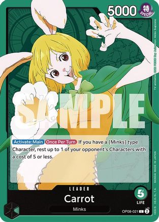 Carrot (021) (OP08-021) - Normal Leader - Two Legends