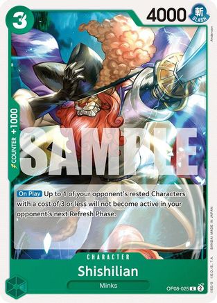 Shishilian (OP08-025) - Normal Common - Two Legends