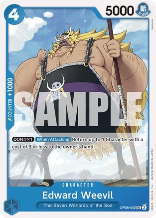 Edward Weevil (OP08-042) - Normal Uncommon - Two Legends