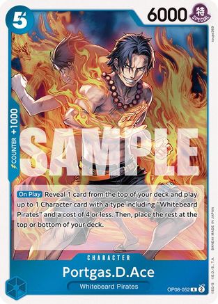 Portgas.D.Ace (OP08-052) - Foil Rare - Two Legends