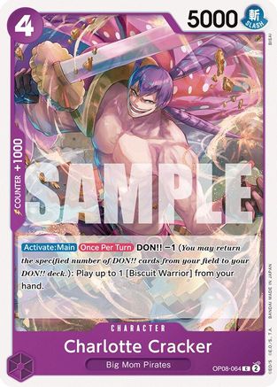 Charlotte Cracker (OP08-064) - Normal Common - Two Legends