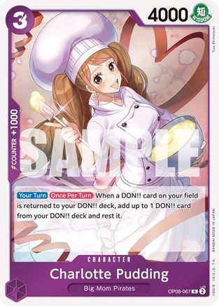 Charlotte Pudding (067) (OP08-067) - Foil Rare - Two Legends