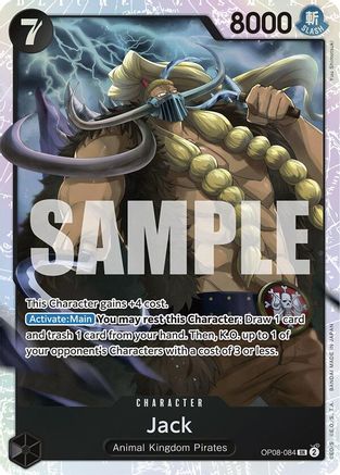 Jack (OP08-084) - Foil Super Rare - Two Legends