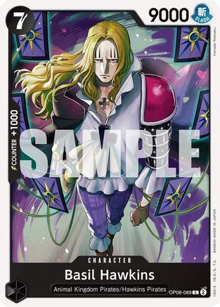Basil Hawkins (OP08-089) - Normal Common - Two Legends