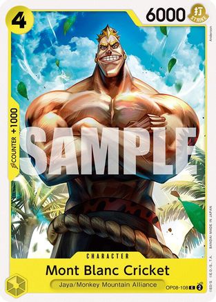 Mont Blanc Cricket (OP08-108) - Normal Common - Two Legends