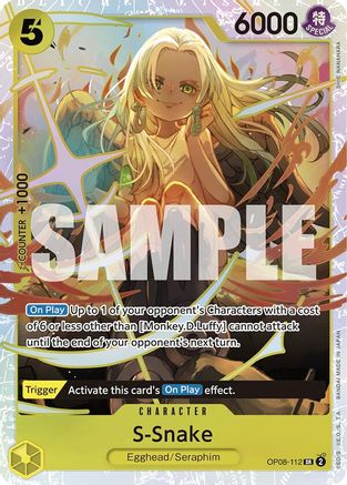 S-Snake (OP08-112) - Foil Super Rare - Two Legends