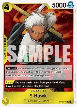 S-Hawk (OP08-114) - Foil Rare - Two Legends