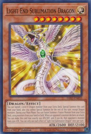 Light End Sublimation Dragon (INFO-EN010) - Common - 1st Edition - The Infinite Forbidden