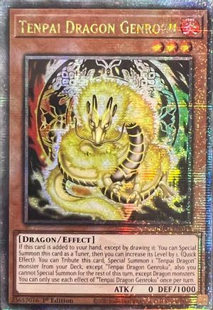 Tenpai Dragon Genroku (Quarter Century Secret Rare) (INFO-EN019) - Quarter Century Secret Rare - 1st Edition - The Infinite Forbidden